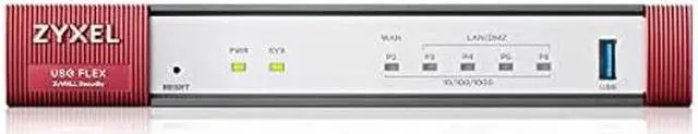 Alt view image 2 of 5 - Zyxel USG Flex 100 (USG40 v2) ZyWALL Network Security/UTM Firewall Appliance | Non SFP [USGFLEX100]