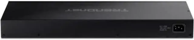 Alt view image 5 of 5 - TRENDnet 26-Port Gigabit PoE+ Switch, 24 x 30W PoE+ Ports, 2 Gigabit SFP Slots, 380W PoE Budget, 52Gbps Switching Capacity, 1U 19" Rack Mountable, Lifetime Protection, Black, TPE-TG262