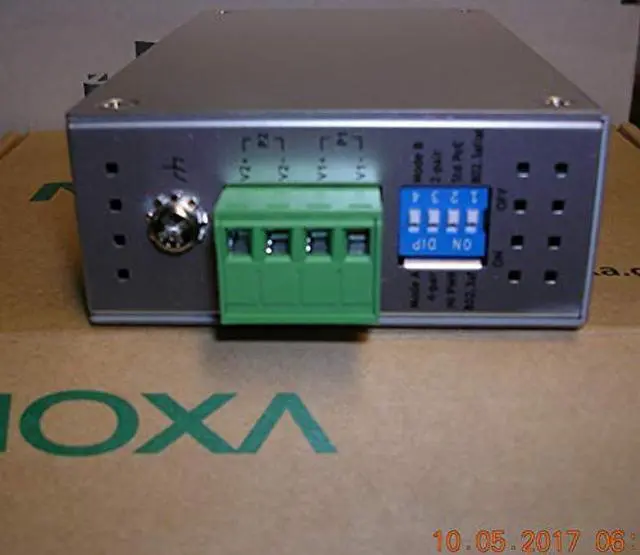 Alt view image 3 of 3 - MOXA INJ-24A-T Gigabit High-Power PoE Injector, max. Output of 36W/60W @24 or 48VDC by 2-pair/4-pair Mode, -40 to 75C Operating Temperature