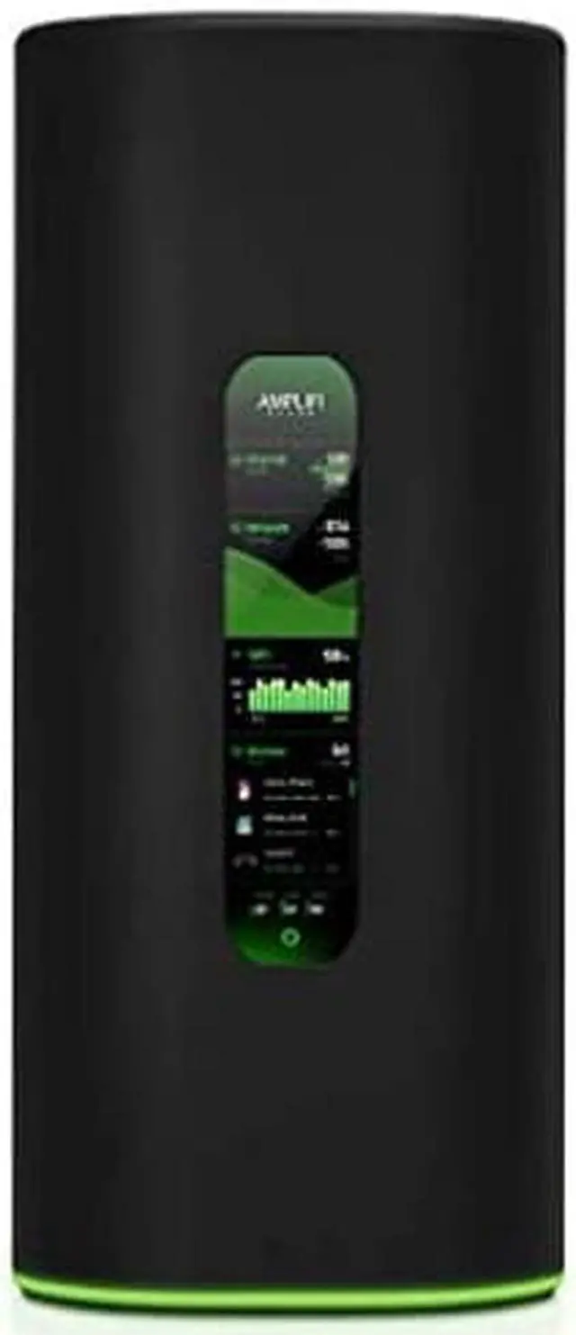 Alt view image 2 of 3 - AmpliFi Alien WiFi 6 WiFi System, Seamless Whole Home Wireless Internet Coverage, WiFi Router with Touchscreen Display, 4 Gigabit Ethernet Ports, Ethernet Cable, and MeshPoint