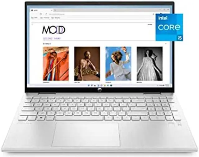Main image of HP Pavilion x360 Convertible Laptop, 12th Gen Intel Core i5-1235U, 12 GB RAM, 256 GB SSD, 15.6" Full HD Touchscreen, Windows 11 Home, Long Battery Life, Backlit Keyboard, HD Webcam (15-er1010nr, 2022)