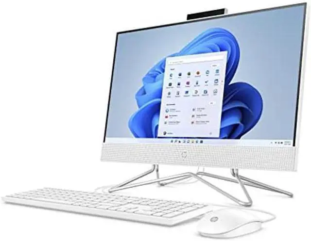 Alt view image 2 of 3 - HP 21.5" All-in-One Desktop, Intel Pentium Silver J5040 Processor, Intel UHD Graphics 605, 4 GB RAM, 128 GB Storage, Windows 11 Home (22-dd0120, 2021)