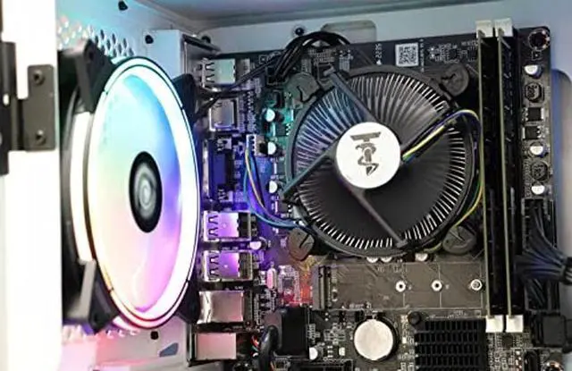 Alt view image 4 of 5 - ViprTech Prime Gaming PC Computer Desktop - Intel Core i5 3rd Gen, GeForce GTX 750 Ti, 16GB RAM, 1TB HDD, WiFi, RGB Lighting, Windows 10 Pro, Streaming, Editing, White