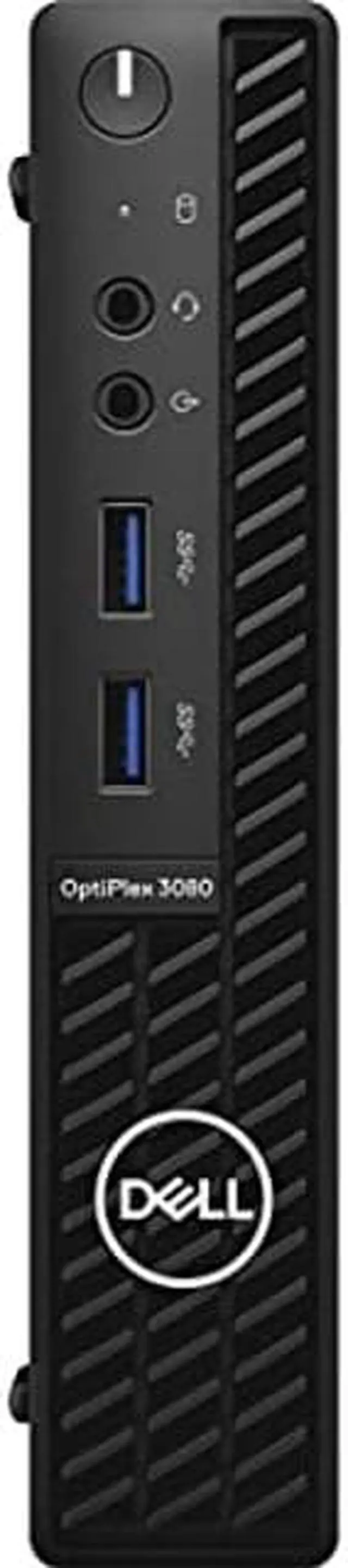 Alt view image 2 of 5 - Dell OptiPlex 3000 3080 Desktop Computer - Intel Core i5 10th Gen i5-10500T Hexa-core (6 Core) 2.30 GHz - 8 GB RAM DDR4 SDRAM - 256 GB NVMe M.2 PCI Express M.2 SSD - Micro PC - Black