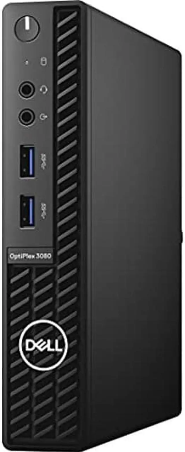 Alt view image 4 of 5 - Dell OptiPlex 3000 3080 Desktop Computer - Intel Core i5 10th Gen i5-10500T Hexa-core (6 Core) 2.30 GHz - 8 GB RAM DDR4 SDRAM - 256 GB NVMe M.2 PCI Express M.2 SSD - Micro PC - Black