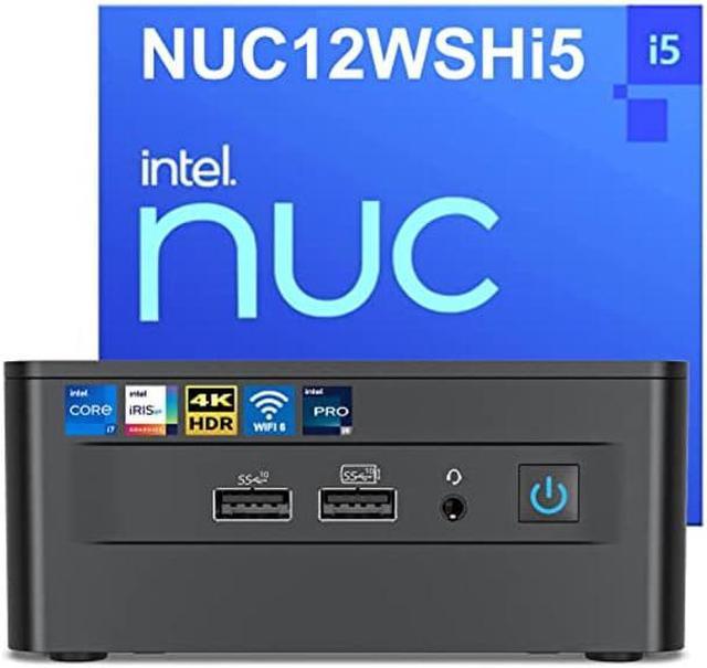 Intel NUC 12 Pro NUC12WSKi5 Desktop Computer - Intel Core i5 12th Gen i5-1240P  Dodeca-core (12 Core) - 8 GB RAM DDR4 SDRAM - 500 GB PCI Express NVMe 4.0  SSD - Mini PC 