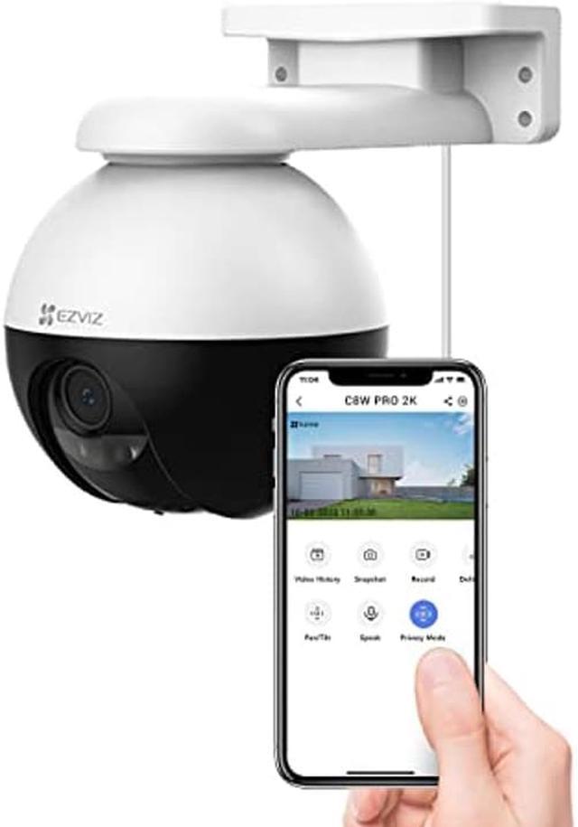  EZVIZ 360 Outdoor Auto-Zoom Tracking Security Camera, 3K, 12  Pre-Set dots Tracking,Waving-Hand Recognition, Color Night Vision,  AI-Powered Person & Vehicle Detection, Two-Way Talk