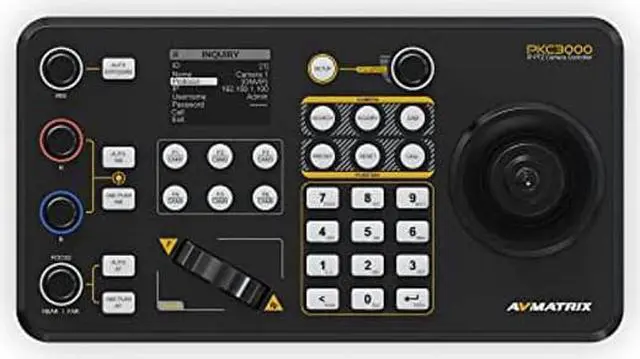 Main image of AVMATRIX PKC3000 IP & Serial PTZ Conference Camera Joy Stick Controller