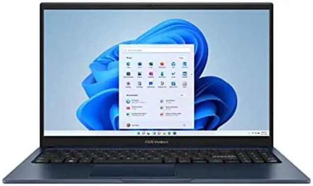 Main image of ASUS Vivobook 15 Laptop, 15.6" FHD (1920 x 1080) Display, Intel Core i3-1215U CPU, Intel UHD Graphics, 8GB RAM, 128GB SSD, Windows 11 Home in S Mode, Quiet Blue, F1504ZA-AS34