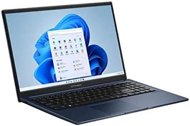Alt view image 2 of 5 - ASUS Vivobook 15 Laptop, 15.6" FHD (1920 x 1080) Display, Intel Core i3-1215U CPU, Intel UHD Graphics, 8GB RAM, 128GB SSD, Windows 11 Home in S Mode, Quiet Blue, F1504ZA-AS34