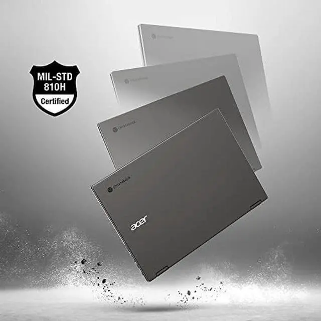 Alt view image 5 of 5 - Acer Chromebook Enterprise Spin 514 Convertible Laptop | AMD Ryzen 5 3500C | 14" Full HD IPS Touch Display | 8GB DDR4 | 128GB SSD | microSD | Wi-Fi 5 | Backlit Keyboard | Chrome OS | CP514-1WH-R1H8