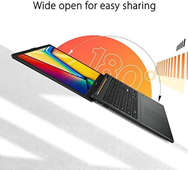 Alt view image 3 of 5 - ASUS 2023 Vivobook Go 15 Laptop, 15.6" FHD Display, AMD Ryzen 5 7520U Processor, 8GB RAM, 512GB SSD, Windows 11 Home, Mixed Black, E1504FA-AS52