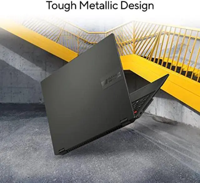 Alt view image 2 of 5 - ASUS 2023 Vivobook S 16 Flip 16" Touch, AMD Ryzen 5 7530U CPU, AMD Radeon Vega 7 Graphics, 8GB RAM, 512GB SSD, Fingerprint Sensor, Stylus Supported, Windows 11 Home, Midnight Black, TN3604YA-DS51T