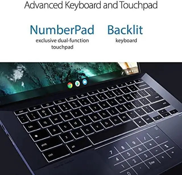 Alt view image 4 of 5 - ASUS Chromebook CX9, 14" Touchscreen FHD NanoEdge Display, Intel Core i7-1165G7 Processor, 512GB SSD, 16GB RAM, USI Stylus Support, NumberPad, Chrome OS, Magnesium-Alloy, Star Black, CX9400CEA-DS762T