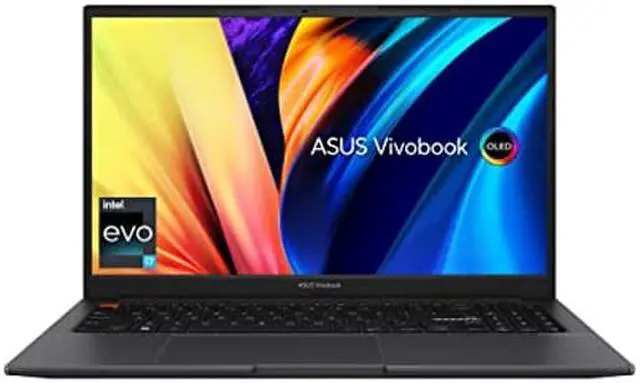 Main image of ASUS VivoBook S 15 OLED Slim Laptop, 15.6" FHD OLED Display, Intel Evo Platform, Intel Core i7-12700H CPU, 16GB RAM, 1TB SSD, Windows 11 Home, Indie Black, K3502ZA-ES76