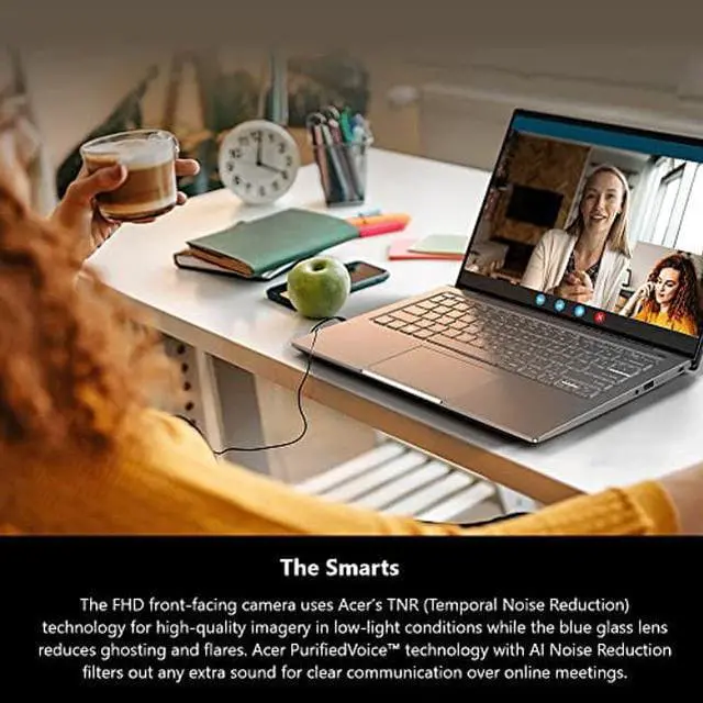 Alt view image 5 of 5 - Acer Swift 3 OLED Intel Evo Thin & Light Laptop | 14" OLED 2880x1800 | Intel Core i7-12700H | Intel Iris Xe Graphics | 16GB LPDDR5 | 1TB SSD | Killer Wi-Fi 6E AX1675 | Windows 11 Home | SF314-71-75MW