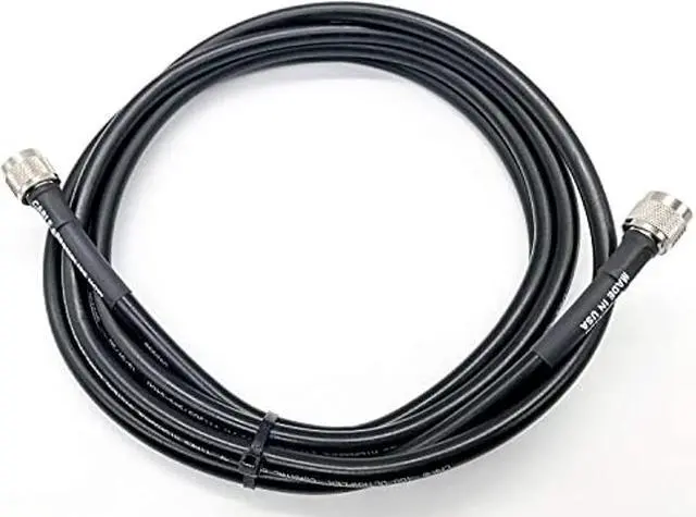 Alt view image 2 of 2 - Times Microwave N Male to N Male LMR400 Coaxial Cable 75 Feet, Low Loss HAM Radio Jumper Cables for 4G LTE Antenna, WiFi Antenna, Antenna Router, Ham Radio, Phone Signal Booster, 75FT