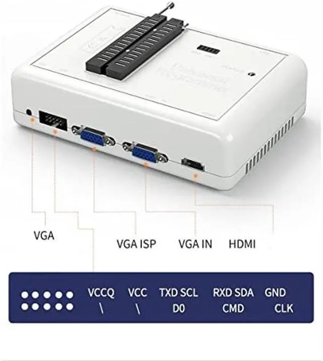 Alt view image 3 of 5 - Filican RT809H eprom Programmer +19 adapters EMMC-Nand Flash Extremely Fast Universal chip Programmer Kit IC Adapters with Cables ISP Cables TSOP48 TSOP56 CAR/DVD/TV
