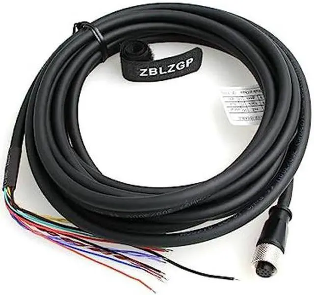 Main image of ZBLZGP DataMan 260 Reader Serial Cable IO Power Cable M12 A-Code 12 pin Female Cable Connector for COGNEX Industrial CCBL-05-01 Vision Camera (5M)