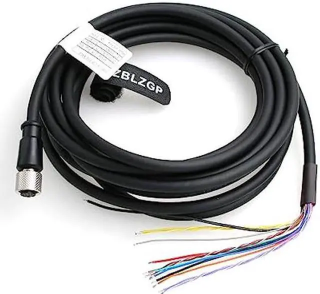 Alt view image 4 of 5 - ZBLZGP DataMan 260 Reader Serial Cable IO Power Cable M12 A-Code 12 pin Female Cable Connector for COGNEX Industrial CCBL-05-01 Vision Camera (5M)