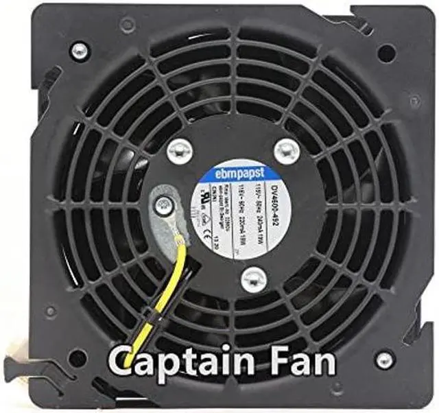 Main image of DV4600-492 Ebm Papst Fan AC 115V 18/19W 240/220mA Axial Fan for Cabinet