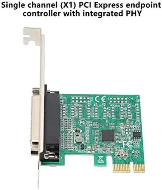 Alt view image 2 of 5 - Sanpyl PCI-E Expansion Card, PCI Express 1X IEEE 1284 DB25 Parallel Port Expansion Card Printer Port PCI Express to DB25 Adapter Card for Windows