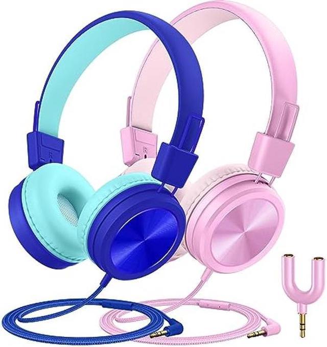 Kids headphones with microphone for online school