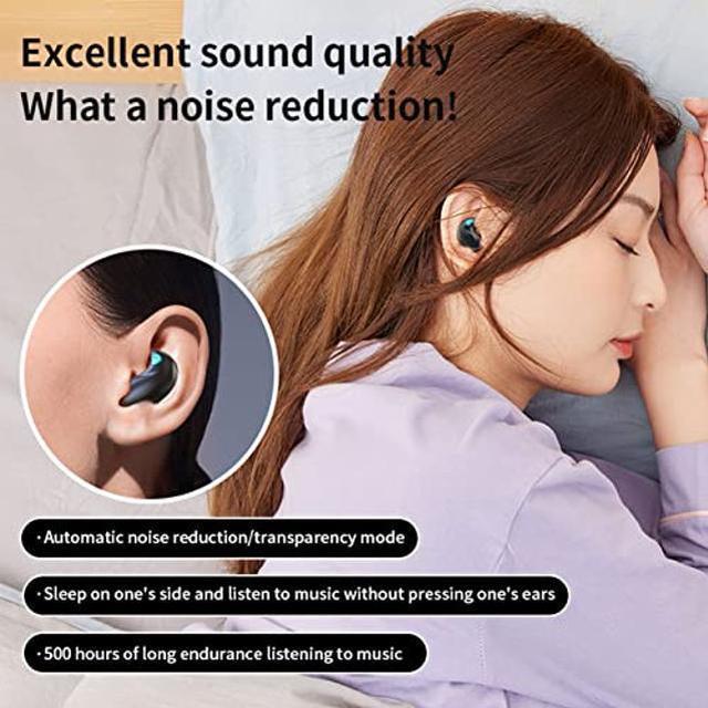 Loluka Invisible Earbuds for Sleep Bluetooth Earbuds True Wireless