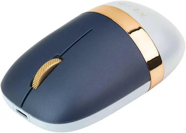 Main image of Azio IZO Wireless Bluetooth Mouse with Round Ergonomic Form, Optical Sensor, Adjustable DPI, Rechargeable, PC & Mac - Blue Iris,IM105