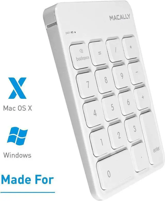 Alt view image 3 of 5 - Macally Wireless Bluetooth Numeric Keypad and Wireless Bluetooth Mouse for Mac and PC, Calculate Efficiently