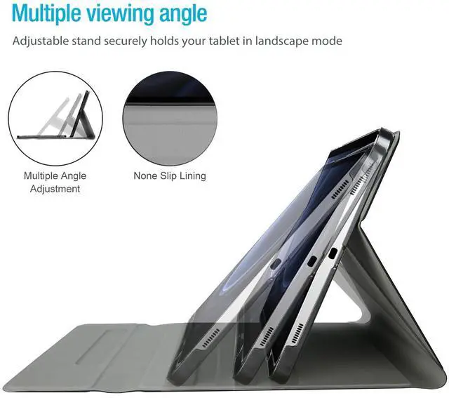 Alt view image 3 of 5 - ProCase Keyboard Case for Galaxy Tab S10 FE 2025 / S9 FE 5G/ WiFi 10.9 Inch 2023 with S Pen Holder, Protective Cover with Detachable Wireless Keyboard for Galaxy Tablet 10.9"-Black