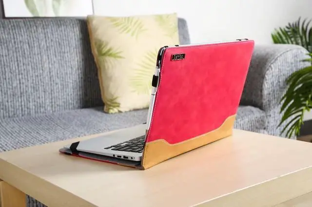 Alt view image 3 of 5 - Berfea Protective Case Compatible with LG Gram 16 inch Laptop PU Leather Cover Computer Notebook Sleeve Cases