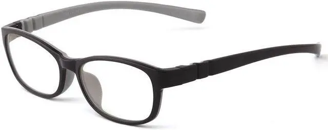 Main image of Mind Bridge Kids Blue Light Blocking Computer Video Gaming Glasses - Anti Eyestrain | Durable Cute Protection Eyewear for Children Boys & Girls Digital Screen Time & Technology Use | 558 Black Gray