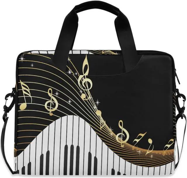 Main image of Laptop Shoulder Bag Portable Laptop Sleeve Case for 14/15.6/16in Notebook Computer Messenger Bag Women Men Briefcase (Music)