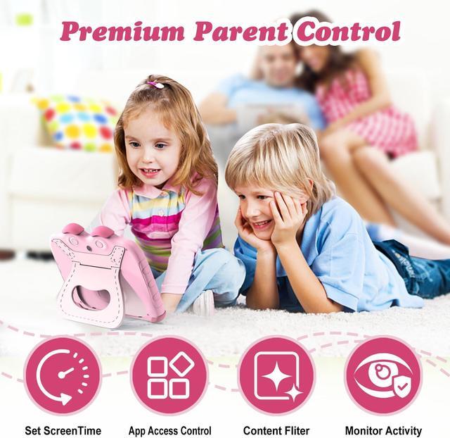 Alt view image 4 of 5 - Kids Tablet 7 Inch Tablet for Kids 32GB Toddler Tablet Free Kids Software Installed, Kids Learning Android Tablet with WiFi YouTube Parental Control for Toddlers Boys Girls Childrens Tablet