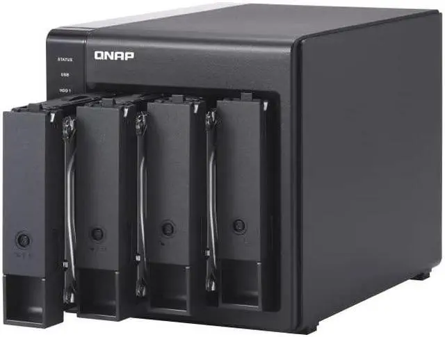 Alt view image 2 of 5 - QNAP TR-004 4 Bay USB Type-C Direct Attached Storage (DAS) with hardware RAID (Diskless)