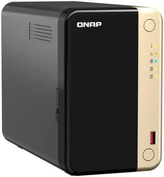 Alt view image 5 of 5 - QNAP TS-264-8G-US 2 Bay High-Performance Desktop NAS with Intel Celeron Quad-core Processor, M.2 PCIe Slots and Dual 2.5GbE (2.5G/1G/100M) Network Connectivity (Diskless)