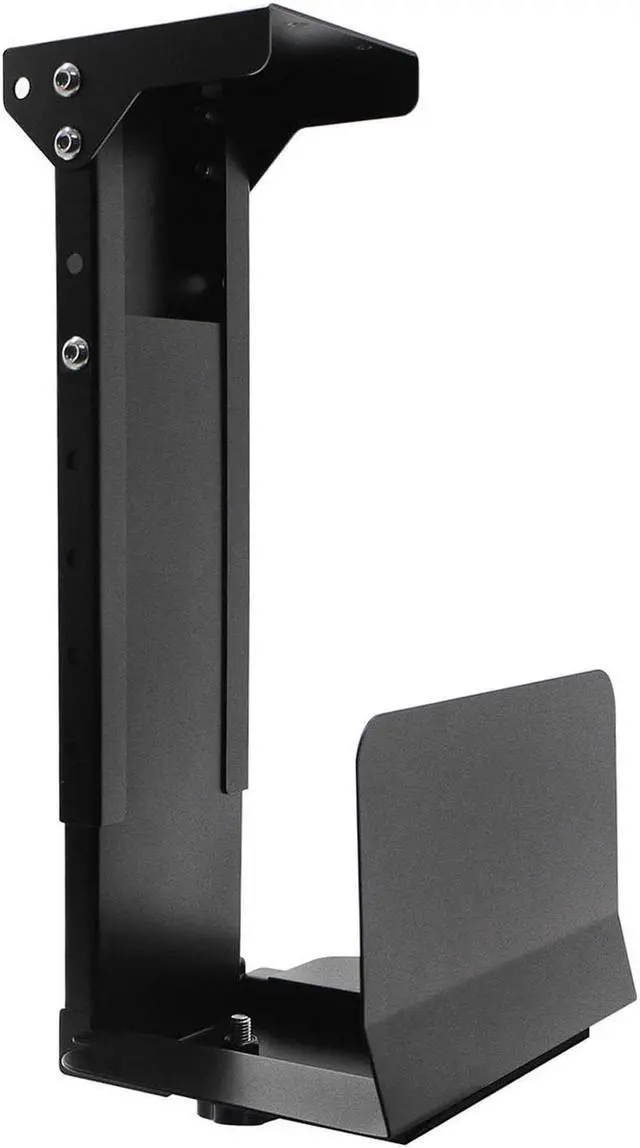 Main image of Heavy Duty Computer Wall Mount PC Case - Upgraded, Also Great for PC Mount Under Desk - Height Adjustable from 11" to 21", Width Adjustable from 5.5" to 9.8", Computer Tower Under Desk Home Office