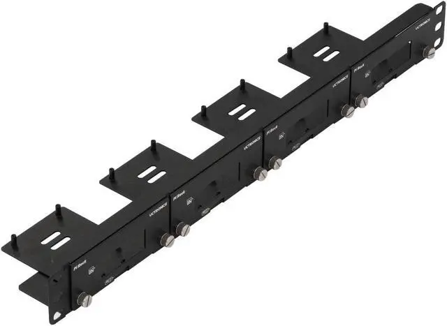 Main image of UCTRONICS Front Removable 1U Rack Mount for Raspberry Pi, with 4 Mounting Brackets for Raspberry Pi 5, 4B, 3B+/3B, and Other B Models