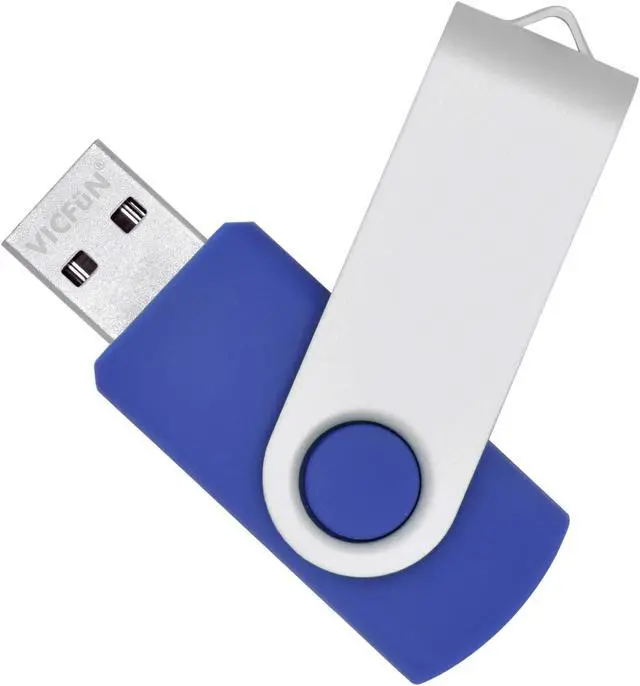Alt view image 3 of 5 - VICFUN 20 Pack 16GB USB Flash Drives Bulk 16GB Flash Drive 20 Pack USB2.0-Blue