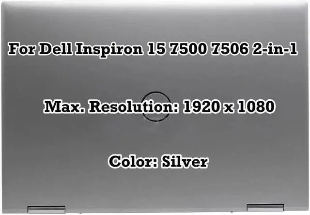 Main image of AIVILAND 15"" Panel Replacement for Dell Inspiron 15 7500 7506 2-in-1 FHD 1920×1080 LCD Touch Screen Assembly Display Complete