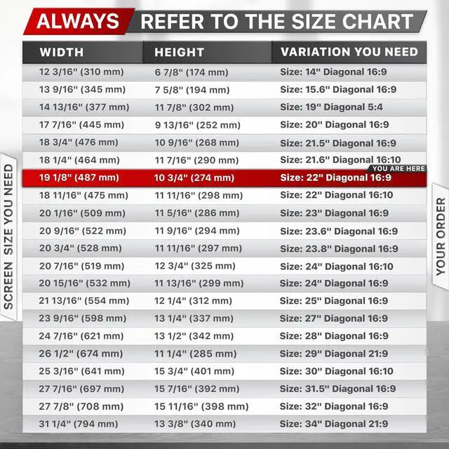 Alt view image 5 of 5 - VINTEZ 22 Inch 16:9 Computer Privacy Screen Filter for Widescreen Monitor and Laptop - Anti-Glare - Anti-Scratch Protector Film - Data Confidentiality Shield [1 Pack]