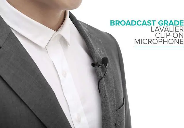 Alt view image 3 of 5 - Movo LV1-UC Digital Lavalier Omnidirectional Clip-on Microphone with USB Type-C Connector Compatible with iPad Pro, Samsung Galaxy, LG, HTC Google Pixel, Google Nexus, & Other USB-C Type Smartphones