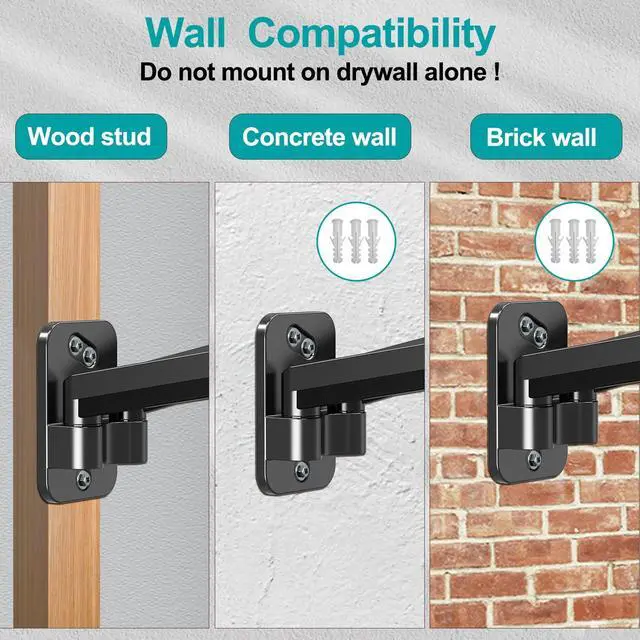 Alt view image 4 of 5 - MOUNT PRO Dual Monitor Wall Mount for 13 to 32 Inch Computer Screens and Universal Non-VESA Monitor Mount Adapter