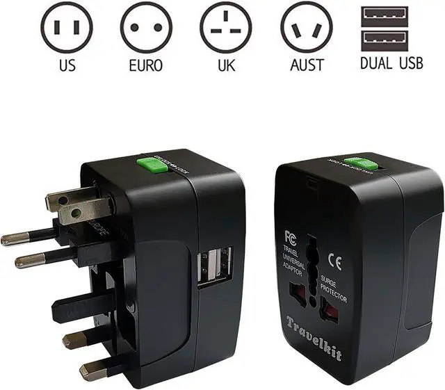 Alt view image 2 of 5 - NESCOM International Business Charger Travelkit, Including Universal Charger, Car Charger, Lightning Cable, Type C to HDMI Adapter, Type C to USB A Adapter.