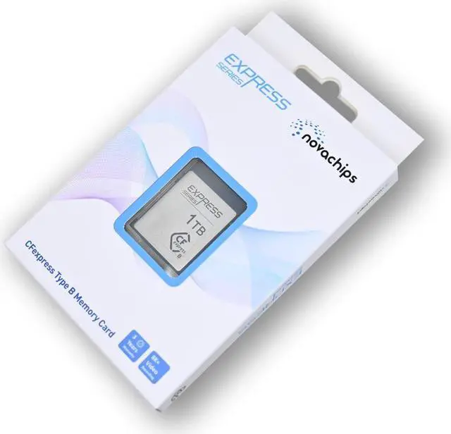 Alt view image 4 of 5 - Novachips 1TB Express CFexpress Type B Memory Card - up to 8K RAW - Nikon Z6/Z8/Z9, Canon EOS-R3/R5/R5C, Other Cameras (NN765C01T0TX9)
