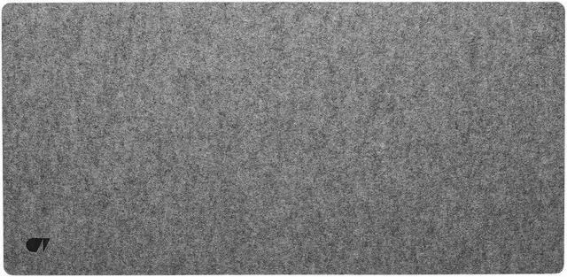 Alt view image 3 of 5 - Oakywood Craft 100% Merino Wool Felt & Cork Desk mat - Sustainable, Handmade Wool Felt Desk pad with Cork Base for Comfort and Stability - 100% Merino Wool & Cork - Grey 62x30cm (24.41x11,8 in)