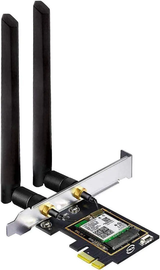 Alt view image 2 of 5 - WiFi 6 PCIE Card and Intel AX200 M.2 WiFi Card for Desktop and Laptop