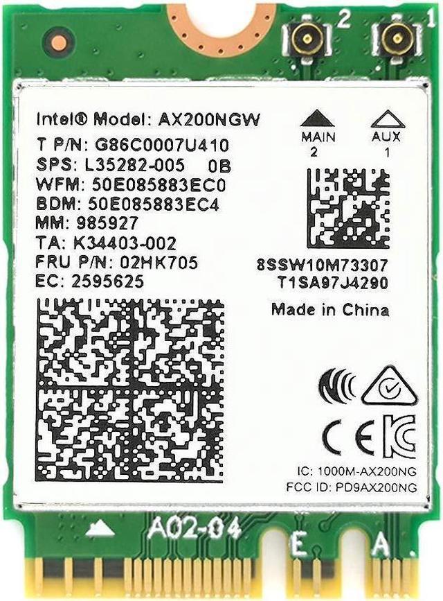 Alt view image 2 of 5 - Intel AX200 Kit for Desktop and Intel AX200 M.2 Card for Laptop