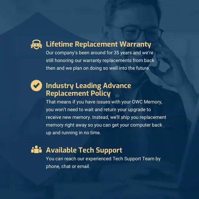 Alt view image 5 of 5 - OWC 32GB (4x8GB) DDR4 3200MHz PC4-25600 CL22 1RX8 ECC Unbuffered SODIMM 1.2V 260-pin Memory RAM